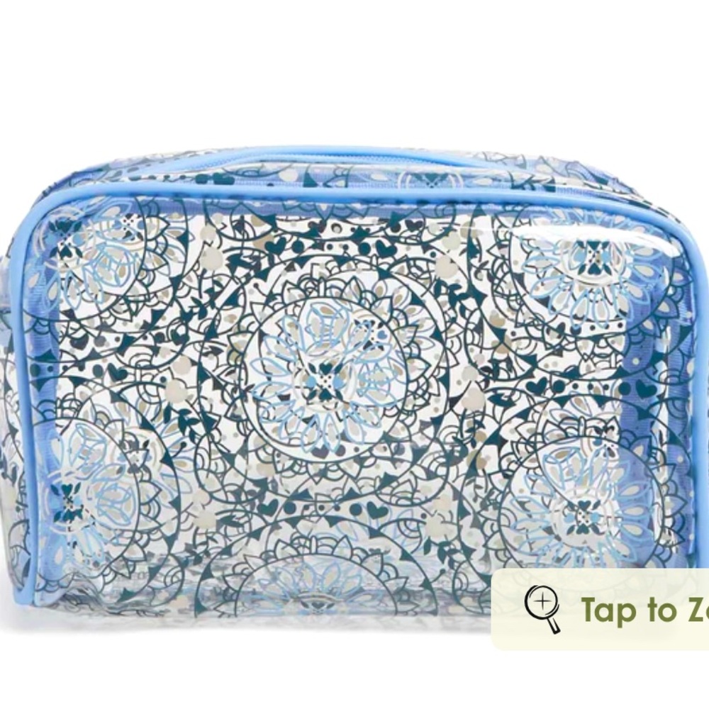 VB Lg Beach Lotion Cosmetic Bag  NWT